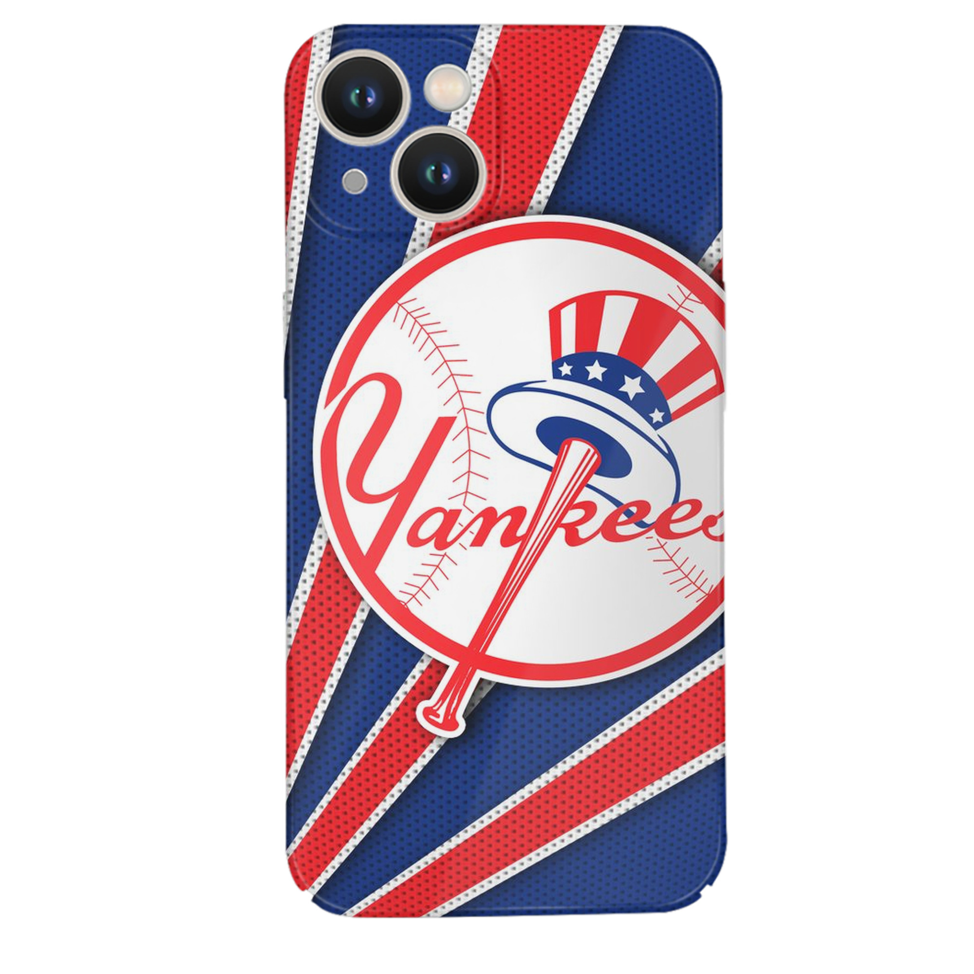 New York Yankees 182 IPhone 14 Series Full-Cover Hard Case – Shockproof With Raised Camera Protection – Precise Cutouts, Wireless Charging Compatible – Durable, Anti-Yellowing, Easy To Clean
